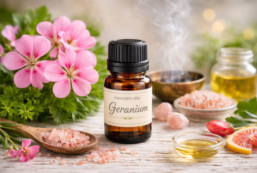 Esenciální olej Geranium 