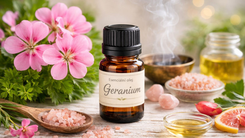 Esenciální olej Geranium 