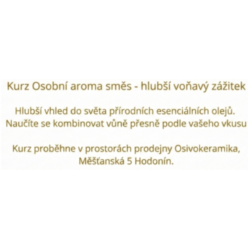 Kurz 2 aroma večer